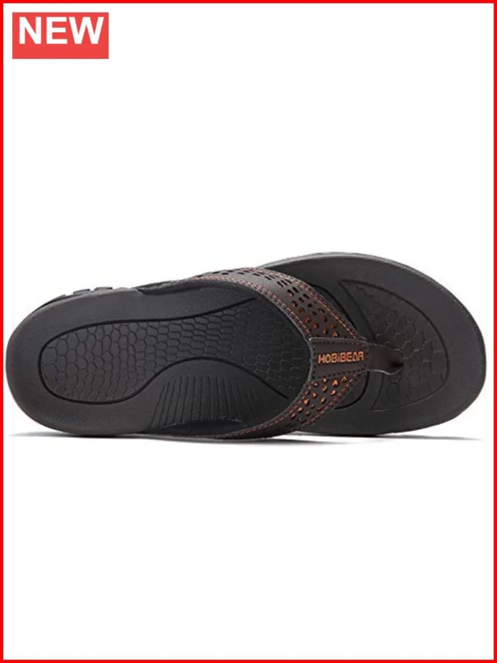 Men's Flip Flop Sandals with Arch Support, Slip Resistant, Outdoor Casual